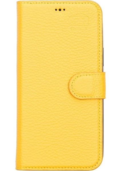 Apple iPhone 13 Pro Max Uyumlu Deri Cüzdanlı Kılıf FL12 Sarı fırsatları