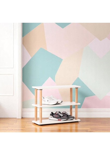 Pia 3 Raflı Kitaplık Çok Amaçlı Dolap fiyatları