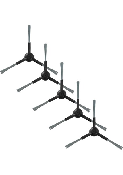 Viomi Uyumlu Alpha 2 Pro, V5 Pro, V5, Karaca Vantuz Off Road 2in1 (RS007) Robot Süpürge Yan Fırçası 5 Adet