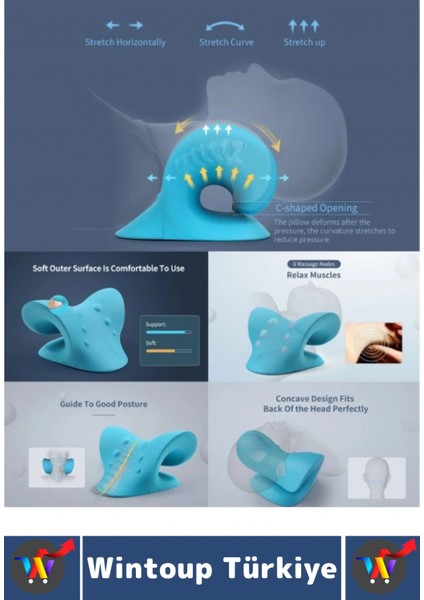 Premium Boyun Omuz Sırt Sertlik Gerginlik Ağrı Azaltan Gevşetici Rahatlatıcı Yastık 20 x 15 x 12 cm fiyatları