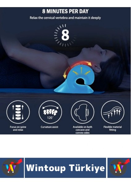 Premium Boyun Omuz Sırt Sertlik Gerginlik Ağrı Azaltan Gevşetici Rahatlatıcı Yastık 20 x 15 x 12 cm indirimleri