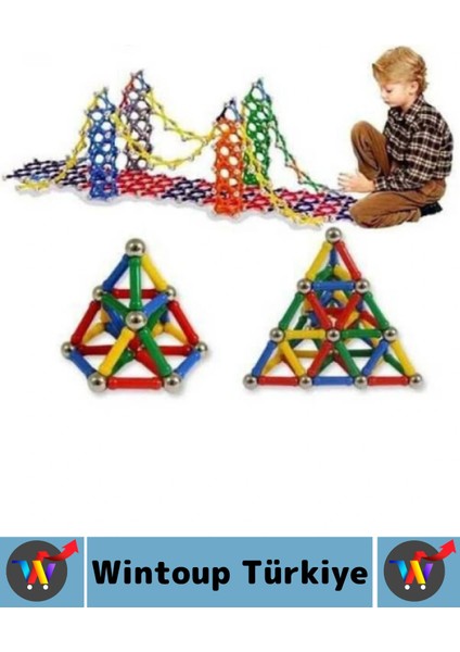 Eğitici Motor Beceri El Göz Koordinasyonu Geliştiren Eğlenceli Çocuk Manyetik LEGO Seti 37 Parça fiyatları