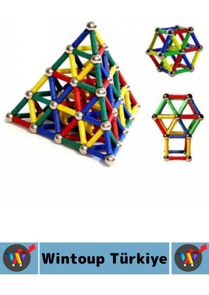 Eğitici Motor Beceri El Göz Koordinasyonu Geliştiren Eğlenceli Çocuk Manyetik LEGO Seti 37 Parça modelleri