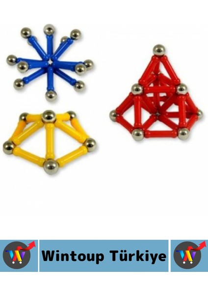 Eğitici Motor Beceri El Göz Koordinasyonu Geliştiren Eğlenceli Çocuk Manyetik LEGO Seti 37 Parça fırsatları