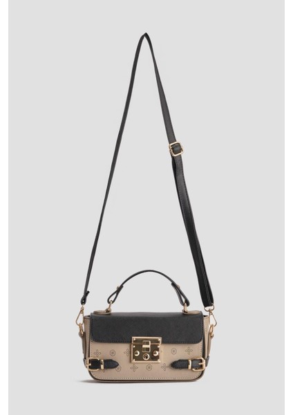 Çanta Baskılı 25YD7359 Vizon