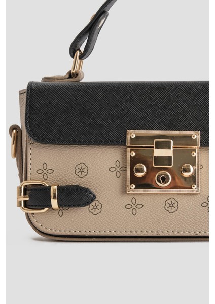 Çanta Baskılı 25YD7359 Vizon modelleri