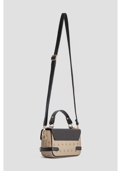 Çanta Baskılı 25YD7359 Vizon fırsatları