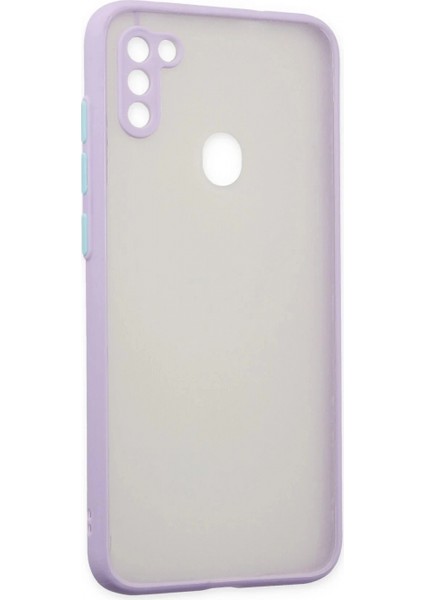 Samsung Galaxy A11 Kılıf Montreal Silikon Kapak - Mor modelleri