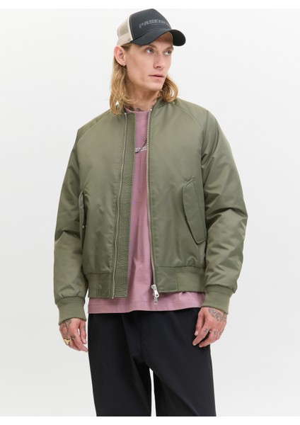 Yeşil Erkek Mont 12283301_JCOMOTION Bomber Jacket fiyatları