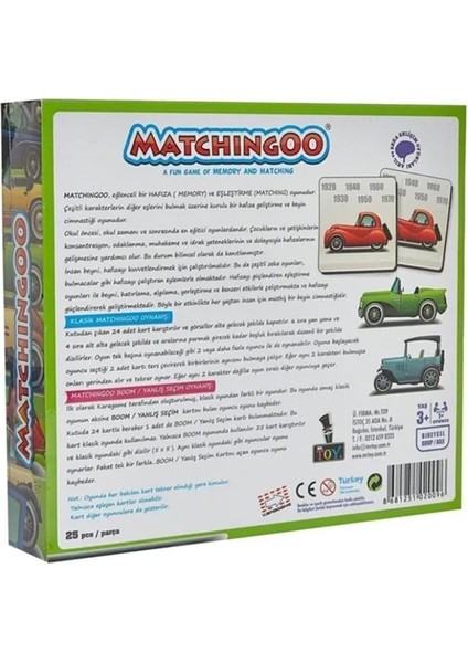 Matchıngoo Eşleştirme Serisi 25PCS fiyatları