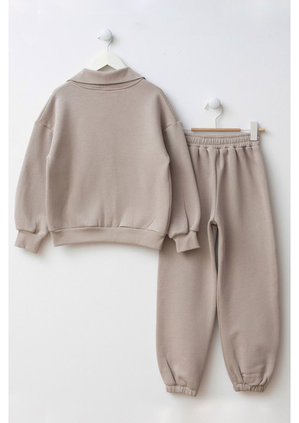 Cepleri Dikişli Fermuarlı Kız Çocuk Takım modelleri