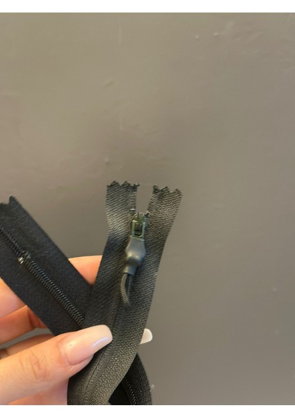 25X3 cm Siyah Fermuar modelleri