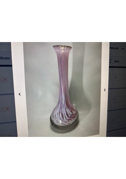 16 cm Yüksekliğinde Murano Vazo