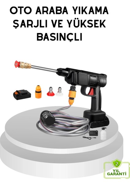 Buğz Taşınabilir Akülü Araba Yıkama Makinesi 1.7 Mpa Basınçlı ve Ergonomik Tasarımlı