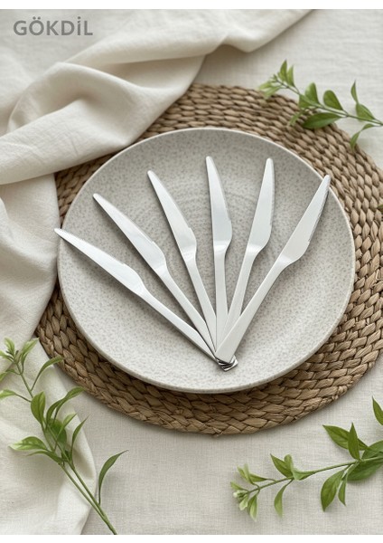 Tuana 6 Adet Sade Çelik Yemek Bıçağı Takımı fiyatları