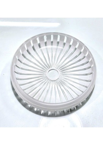 El Yapımıkesme Kristal Vertical Desen 28 cm Dekoratif Sunumluk Sofra Sunum Kasesi modelleri