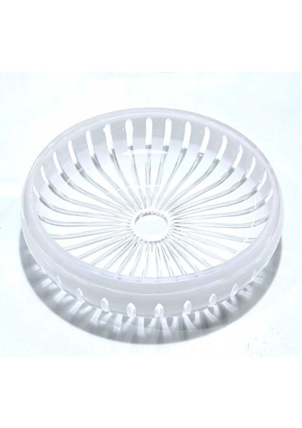 El Yapımıkesme Kristal Vertical Desen 28 cm Dekoratif Sunumluk Sofra Sunum Kasesi fırsatları