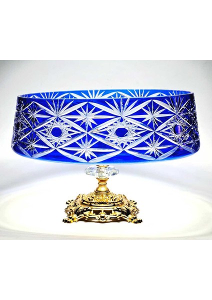 El Yapımı Kristal Avangart Vizyon Merkür Dekoratif Sunumluk Ayaklı Kase fiyatları