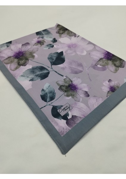 Lux Fransız Şifon Özel Seri Şal (Çiçek Desen, Premium, Orjinal, Yeni Koleksiyon, Yüksek Kalite, Tesettür Giyim)