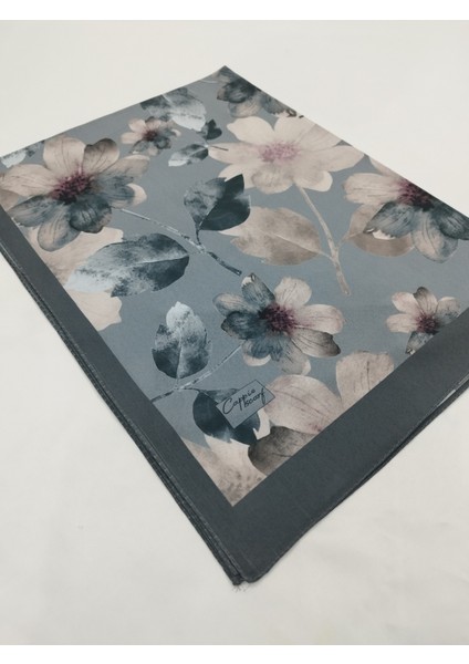 Lux Fransız Şifon Özel Seri Şal (Çiçek Desen, Premium, Orjinal, Yeni Koleksiyon, Yüksek Kalite, Tesettür Giyim)