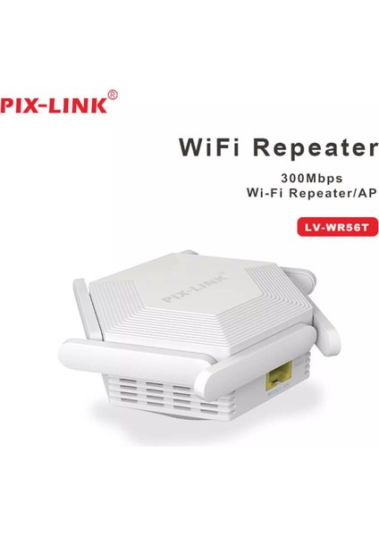 LV-WR56T 300MBPS Kablosuz Wifi Repeater – 4 Antenli Wifi Menzil Artırıcı Access Point Router Tak-Çalıştır Kolay Kurulum fırsatları