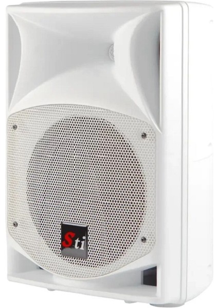 Cnt8 Sütun Tipi Plastik Kabin Hoparlör 200 Watt 8'' 20 cm Beyaz Renk