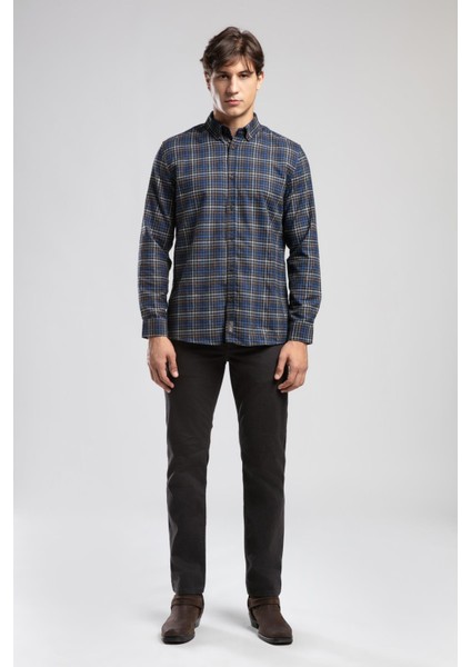 Jagger Normal Bel Dar Kesim Düz Paça Gri Erkek Pantolon