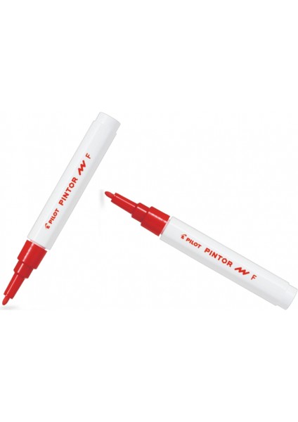 Pılot Pintor (F) Yuvarlak Uç Kırmızı ( Iki Adet )
