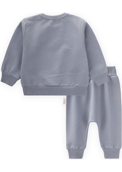 Yelken Nakışlı Sweatshirt Takım 0-2 Yaş Mint Yeşil fiyatları