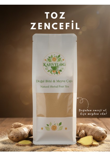 Toz Zencefil 250GR(DOĞAL Kurutulmuş, Katkısız)