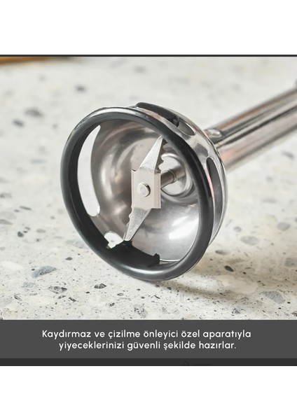 PRO-2000W Turbo Doğrayıcı, Dilimleme Rondo, Blender - Ikili Çelik Mikser, Buz Kırıcı Mutfak Robotu+ Hassas Mutfak Tartısı