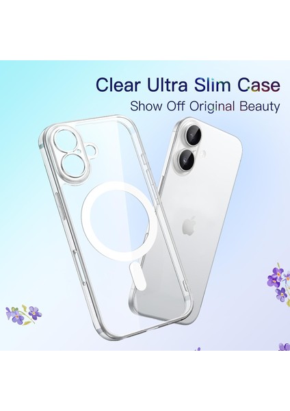 Iphone 17 Uyumlu Kılıf Kamera Korumalı Magsafe Şarj Destekli Ic Çipli Sararmaz Şeffaf Kapak indirimleri