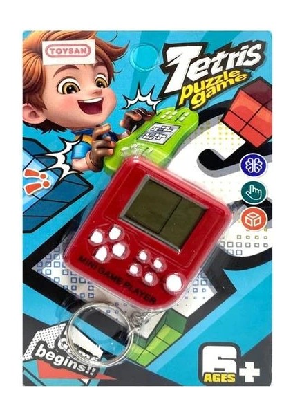 Toysan 555-36 Küçük Kartelada Tetris Oyun Konsolu +6