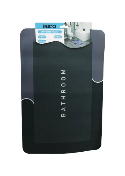 Dikdörtgen 38X58CM Su Emici - Sihirli Banyo Paspası Elastik (5324)
