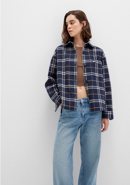 Lacivert Ekose Gömlek 1211296-91233