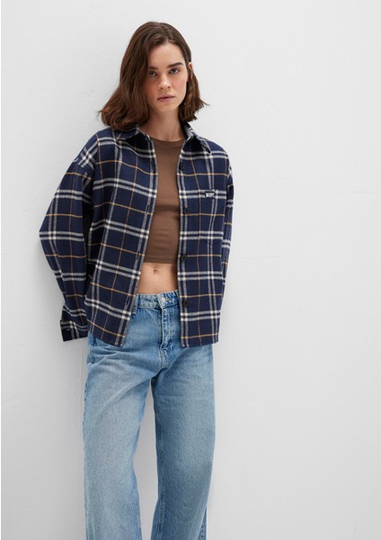 Lacivert Ekose Gömlek 1211296-91233 modelleri