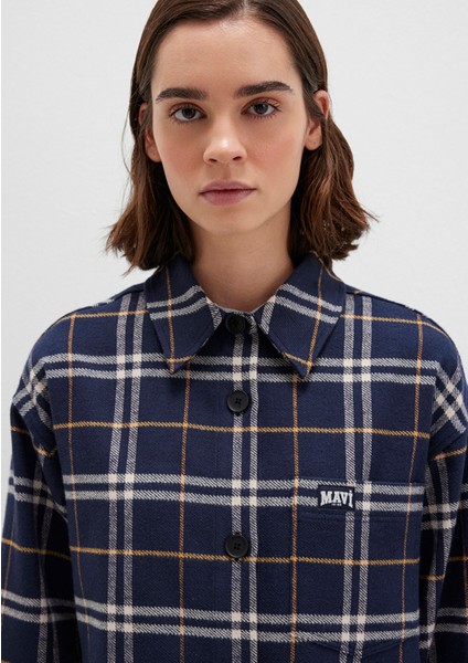 Lacivert Ekose Gömlek 1211296-91233