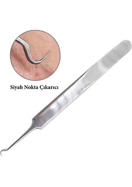 Paslanmaz Çelik Siyah Nokta Sivilce ve Akne Temizleyici Set 3&apos;lü Kit (5324) modelleri