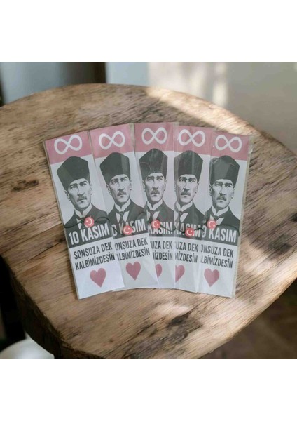 🇹🇷 10 Kasım Atatürk Temalı Kitap Ayracı ve Bileklik Seti 💫sonsuza Kadar Kalbimizdesin. modelleri