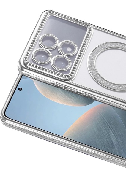 Mtxdpn Newface Xiaomi Poco X6 Pro Joke Simli Magneticsafe Kılıf - Gümüş fiyatları