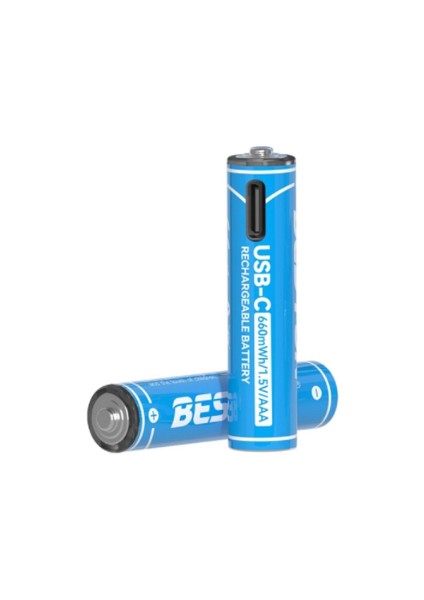 AAA Şarj Edilebilir 2'li 1.5V USB-C İnce Pil
