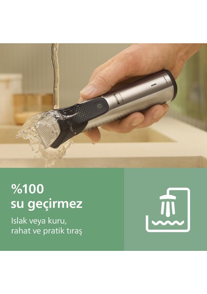 Erkek Bakım Seti yüz,saç,vücut Islak Kuru Kullanım+Elektrikli Tıras Makinesi Sakal & Vücut - Islak & Kuru Kullanim+Taşıma Çantas indirimleri