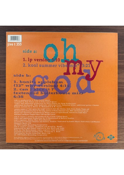 A Tribe Called Quest – Oh My God fiyatları