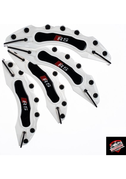 Beyaz Audi Rs 4'lü Kaliper Seti Yapıştırma Logolu fiyatları