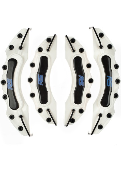 Beyaz Ford Rs (Mavi) 4'lü Kaliper Seti Yapıştırma Logolu