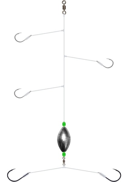 5 Iğneli 75GR Gezerli Yılan Dili Mercan Çupra Bedeni