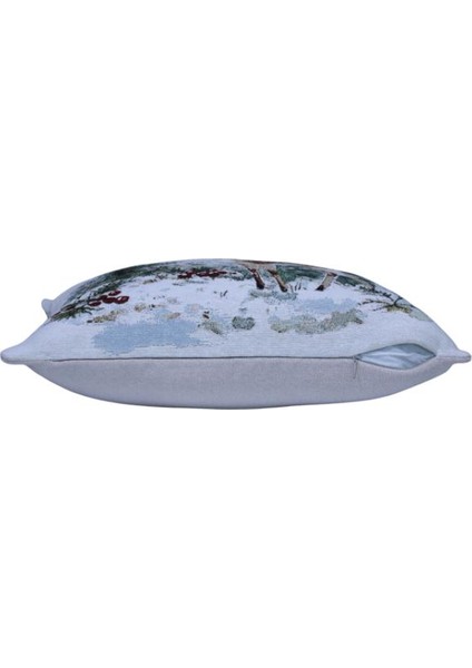 Belıeve Yavru Ceylan Jakarlı Dokuma Goblen Dekoratif Yılbaşı Kırlent 45*45 fiyatları