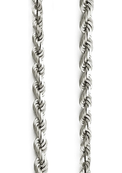 925 Ayar Gümüş Halat Zincir 60 cm Kolye fırsatları