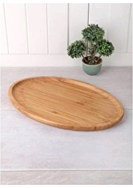 Bambu Sunum Tabağı 28X18 cm Bls BS-2818