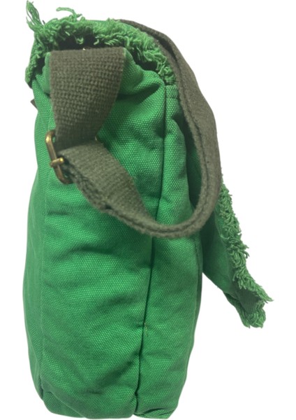 Vintage Salaş Orta Boy Günlük Çapraz Postacı Tablet Çantası M 32 cm x 27 cm